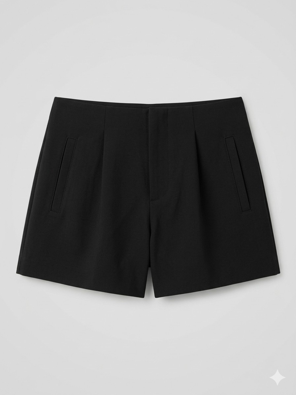 992 A New Day Black High-Rise Stretch Trouser Shorts - Size 2 NWT